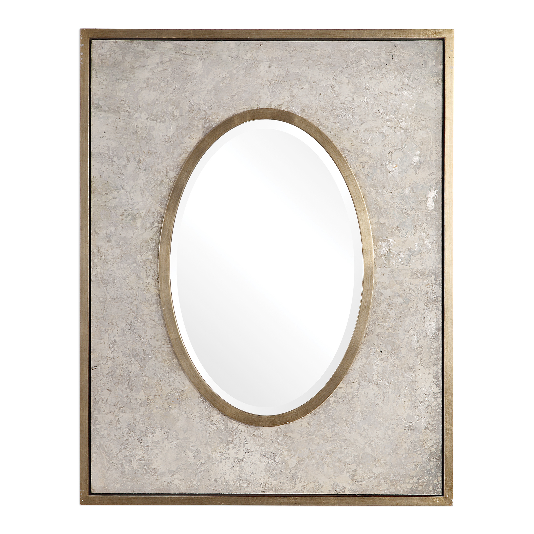 Picture of GABBRIEL AGED OVAL MIRROR